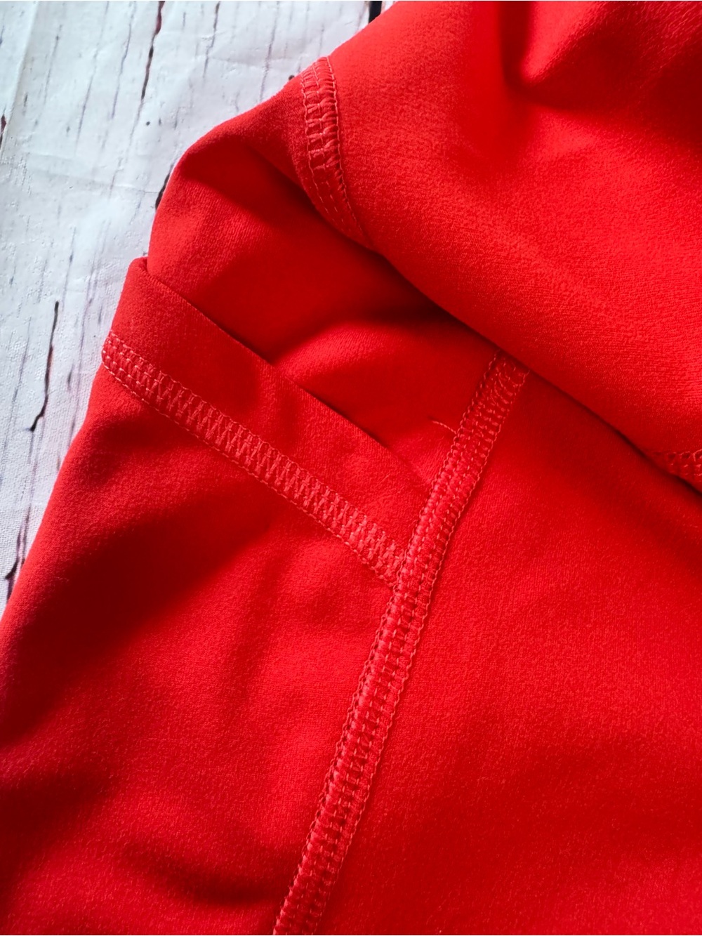 Avia XXL 20 Soleil Red Fashion Capri Leggings High Rise Side Pockets NWT - Picture 4 of 5